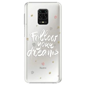 Plastové puzdro iSaprio - Follow Your Dreams - white - Xiaomi Redmi Note 9 Pro / Note 9S vyobraziť