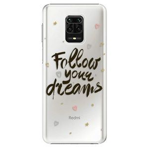 Plastové puzdro iSaprio - Follow Your Dreams - black - Xiaomi Redmi Note 9 Pro / Note 9S vyobraziť