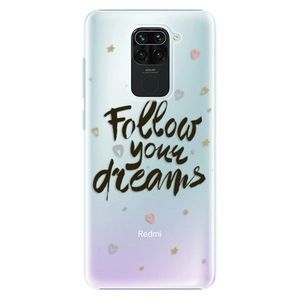 Plastové puzdro iSaprio - Follow Your Dreams - black - Xiaomi Redmi Note 9 vyobraziť