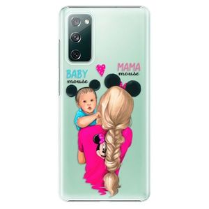 Plastové puzdro iSaprio - Mama Mouse Blonde and Boy - Samsung Galaxy S20 FE vyobraziť