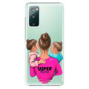 Plastové puzdro iSaprio - Super Mama - Two Girls - Samsung Galaxy S20 FE vyobraziť