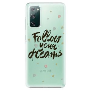 Plastové puzdro iSaprio - Follow Your Dreams - black - Samsung Galaxy S20 FE vyobraziť