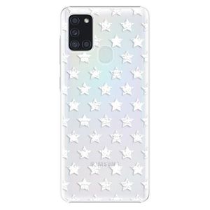 Plastové puzdro iSaprio - Stars Pattern - white - Samsung Galaxy A21s vyobraziť