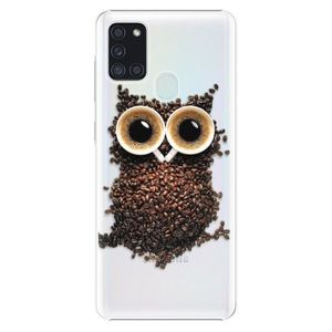 Plastové puzdro iSaprio - Owl And Coffee - Samsung Galaxy A21s vyobraziť