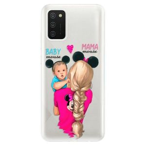 Odolné silikónové puzdro iSaprio - Mama Mouse Blonde and Boy - Samsung Galaxy A02s vyobraziť
