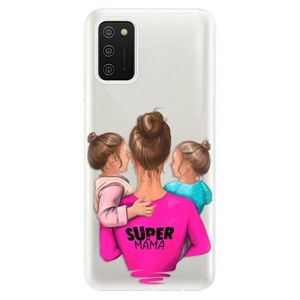 Odolné silikónové puzdro iSaprio - Super Mama - Two Girls - Samsung Galaxy A02s vyobraziť