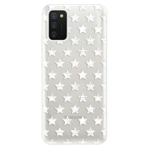 Odolné silikónové puzdro iSaprio - Stars Pattern - white - Samsung Galaxy A02s vyobraziť