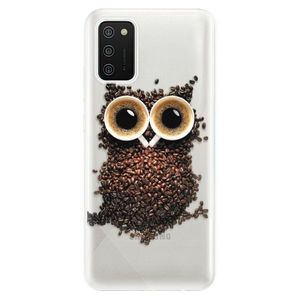 Odolné silikónové puzdro iSaprio - Owl And Coffee - Samsung Galaxy A02s vyobraziť