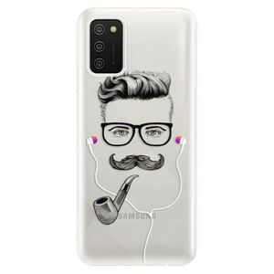 Odolné silikónové puzdro iSaprio - Man With Headphones 01 - Samsung Galaxy A02s vyobraziť