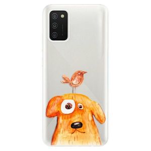 Odolné silikónové puzdro iSaprio - Dog And Bird - Samsung Galaxy A02s vyobraziť