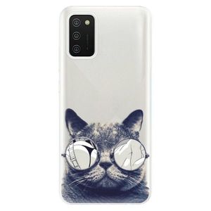 Odolné silikónové puzdro iSaprio - Crazy Cat 01 - Samsung Galaxy A02s vyobraziť