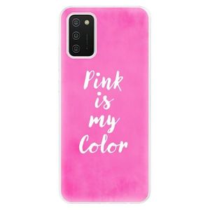 Odolné silikónové puzdro iSaprio - Pink is my color - Samsung Galaxy A02s vyobraziť