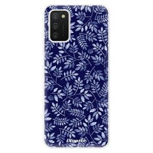 Odolné silikónové puzdro iSaprio - Blue Leaves 05 - Samsung Galaxy A02s vyobraziť