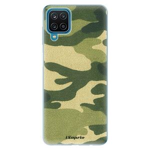 Odolné silikónové puzdro iSaprio - Green Camuflage 01 - Samsung Galaxy A12 vyobraziť