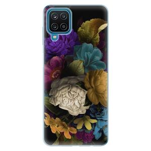 Odolné silikónové puzdro iSaprio - Dark Flowers - Samsung Galaxy A12 vyobraziť