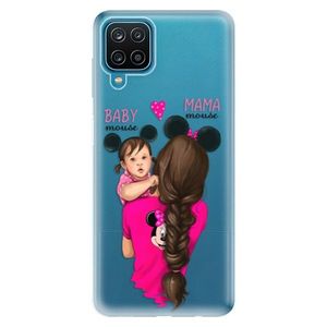 Odolné silikónové puzdro iSaprio - Mama Mouse Brunette and Girl - Samsung Galaxy A12 vyobraziť