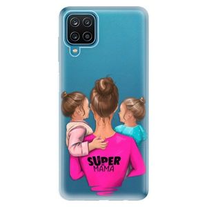 Odolné silikónové puzdro iSaprio - Super Mama - Two Girls - Samsung Galaxy A12 vyobraziť