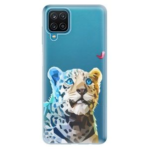 Odolné silikónové puzdro iSaprio - Leopard With Butterfly - Samsung Galaxy A12 vyobraziť