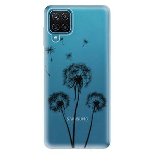 Odolné silikónové puzdro iSaprio - Three Dandelions - black - Samsung Galaxy A12 vyobraziť