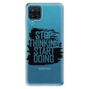 Odolné silikónové puzdro iSaprio - Start Doing - black - Samsung Galaxy A12 vyobraziť