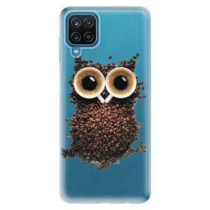 Odolné silikónové puzdro iSaprio - Owl And Coffee - Samsung Galaxy A12 vyobraziť