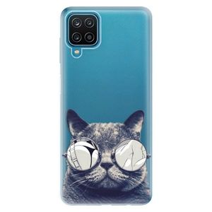 Odolné silikónové puzdro iSaprio - Crazy Cat 01 - Samsung Galaxy A12 vyobraziť