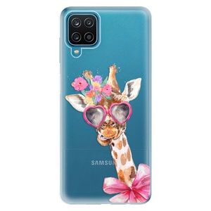 Odolné silikónové puzdro iSaprio - Lady Giraffe - Samsung Galaxy A12 vyobraziť