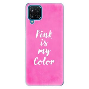 Odolné silikónové puzdro iSaprio - Pink is my color - Samsung Galaxy A12 vyobraziť