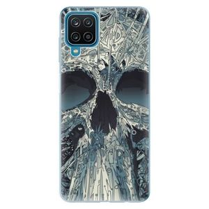 Odolné silikónové puzdro iSaprio - Abstract Skull - Samsung Galaxy A12 vyobraziť