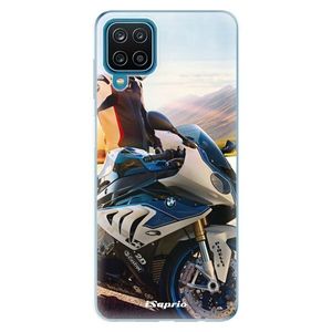 Odolné silikónové puzdro iSaprio - Motorcycle 10 - Samsung Galaxy A12 vyobraziť