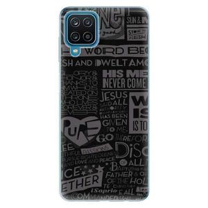 Odolné silikónové puzdro iSaprio - Text 01 - Samsung Galaxy A12 vyobraziť