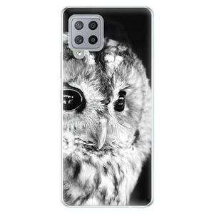 Odolné silikónové puzdro iSaprio - BW Owl - Samsung Galaxy A42 vyobraziť