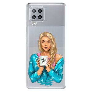 Odolné silikónové puzdro iSaprio - Coffe Now - Blond - Samsung Galaxy A42 vyobraziť