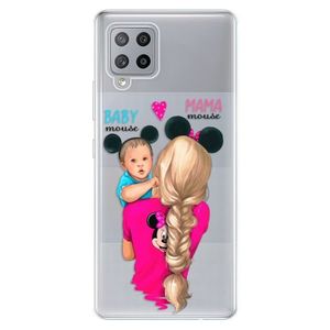 Odolné silikónové puzdro iSaprio - Mama Mouse Blonde and Boy - Samsung Galaxy A42 vyobraziť