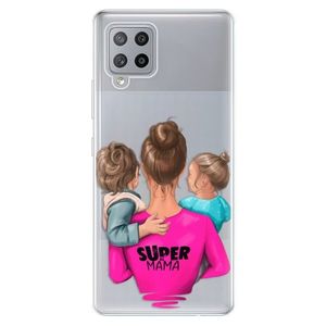 Odolné silikónové puzdro iSaprio - Super Mama - Boy and Girl - Samsung Galaxy A42 vyobraziť