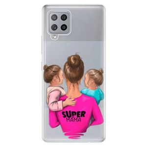 Odolné silikónové puzdro iSaprio - Super Mama - Two Girls - Samsung Galaxy A42 vyobraziť