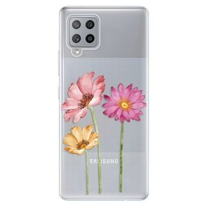 Odolné silikónové puzdro iSaprio - Three Flowers - Samsung Galaxy A42 vyobraziť