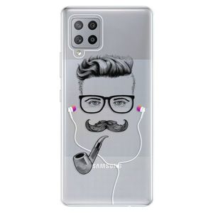 Odolné silikónové puzdro iSaprio - Man With Headphones 01 - Samsung Galaxy A42 vyobraziť