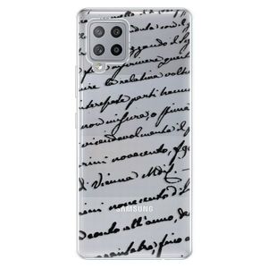 Odolné silikónové puzdro iSaprio - Handwriting 01 - black - Samsung Galaxy A42 vyobraziť