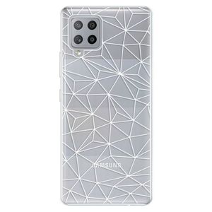 Odolné silikónové puzdro iSaprio - Abstract Triangles 03 - white - Samsung Galaxy A42 vyobraziť