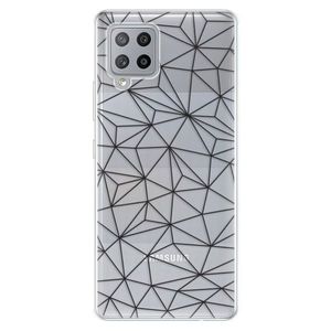 Odolné silikónové puzdro iSaprio - Abstract Triangles 03 - black - Samsung Galaxy A42 vyobraziť