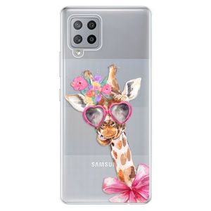 Odolné silikónové puzdro iSaprio - Lady Giraffe - Samsung Galaxy A42 vyobraziť