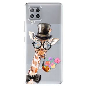 Odolné silikónové puzdro iSaprio - Sir Giraffe - Samsung Galaxy A42 vyobraziť