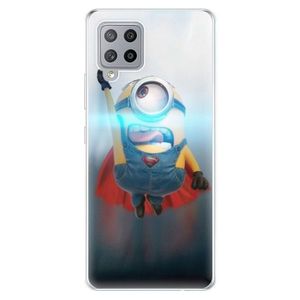 Odolné silikónové puzdro iSaprio - Mimons Superman 02 - Samsung Galaxy A42 vyobraziť