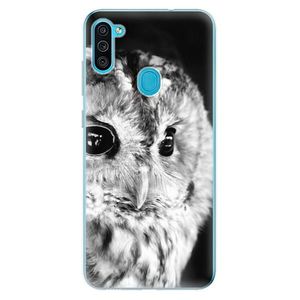 Odolné silikónové puzdro iSaprio - BW Owl - Samsung Galaxy M11 vyobraziť