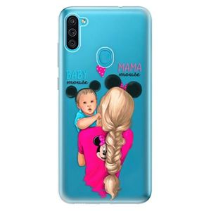 Odolné silikónové puzdro iSaprio - Mama Mouse Blonde and Boy - Samsung Galaxy M11 vyobraziť