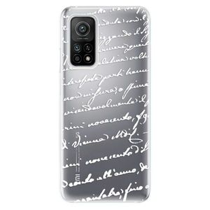 Odolné silikónové puzdro iSaprio - Handwriting 01 - white - Xiaomi Mi 10T / Mi 10T Pro vyobraziť
