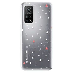 Odolné silikónové puzdro iSaprio - Abstract Triangles 02 - white - Xiaomi Mi 10T / Mi 10T Pro vyobraziť