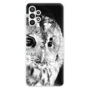 Odolné silikónové puzdro iSaprio - BW Owl - Samsung Galaxy A32 5G vyobraziť