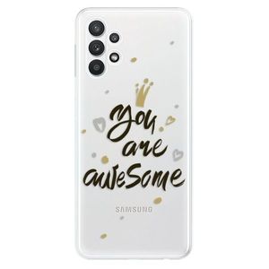 Odolné silikónové puzdro iSaprio - You Are Awesome - black - Samsung Galaxy A32 5G vyobraziť